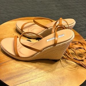 Chelsea & Violet strappy wedges | NWOB | 10M